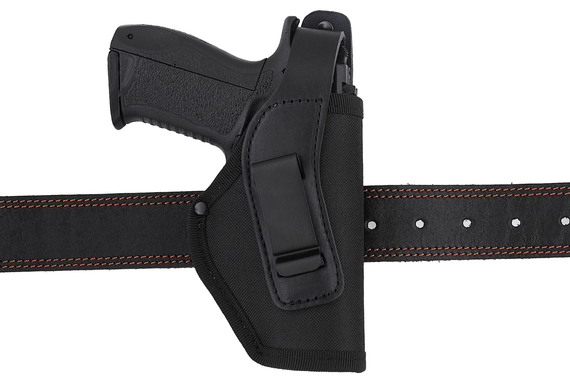 Кобура для Форт-17 поясна + прихованого внутрішньобрючного носіння (oxford 600D/шкіра, чорна) MAS | Зображення 2