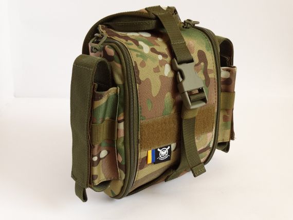 Аптечка тактична військова швидкого знімання Мультикам на MOLLE GEN 3 | Зображення 1