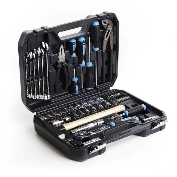 Набір насадок і інструментів CrV 1⁄2 (90Т) (56 шт.) APRO 2514561