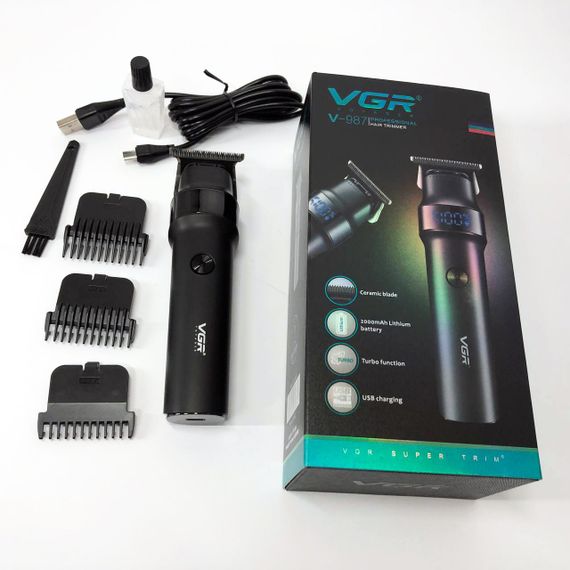 Машинка для стрижки волосся VGR V-987, Машинка для стрижки волосся бездротова, Vgr машинка для стрижки | Зображення 6
