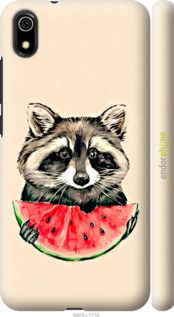Чохол на Xiaomi Redmi 7A Єнотик з кавуном "4605m-1716-2448"