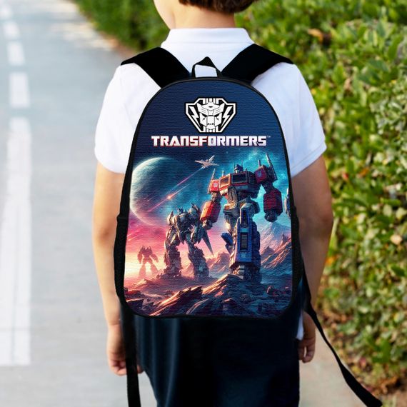 Рюкзак детский Трансформеры "Transformers"34х27см,городской ранец для мальчика с принтом (00568)
