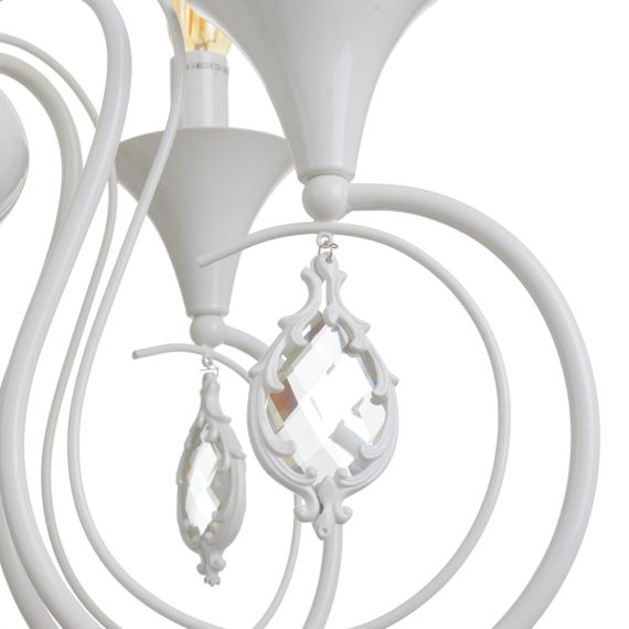 Люстра подвесная свеча E14 40W WH (BKL-719S/6) | Зображення 1