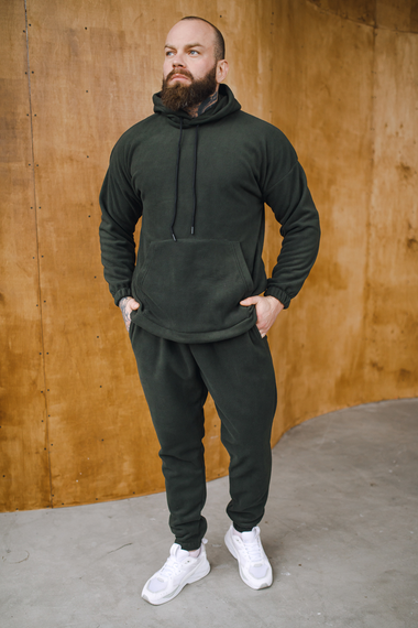 Костюм Плюш капюшон хаки S XL