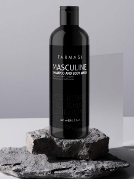 Чоловічий шампунь та гель для душу 2 в 1 Masculine Farmasi 360 мл | Зображення 2