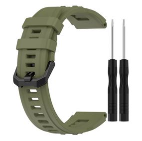 Силиконовый ремешок Primolux для смарт-часов Xiaomi Amazfit T-Rex Ultra (A2142) - Army Green