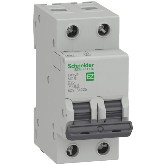 Schneider Electric EZ9, 2Р, 25А "С" Автоматичний вимикач (АВ) Easy9 - Модульне обладнання
