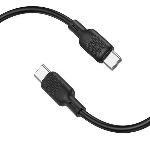 Дата кабель Borofone BX113 Lenny Type-C to Type-C 60W (2m) Black | Зображення 2