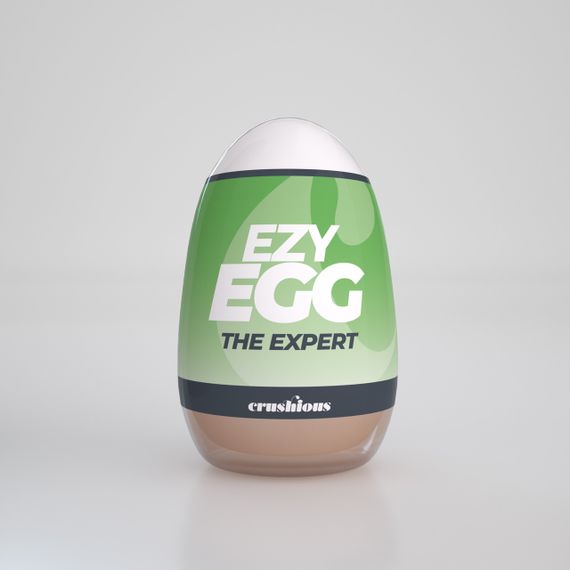 Мастурбатор-яйцо, вагина CRUSHIOUS EZY EGG THE Expert, реалистичный Sex Aura | Зображення 1