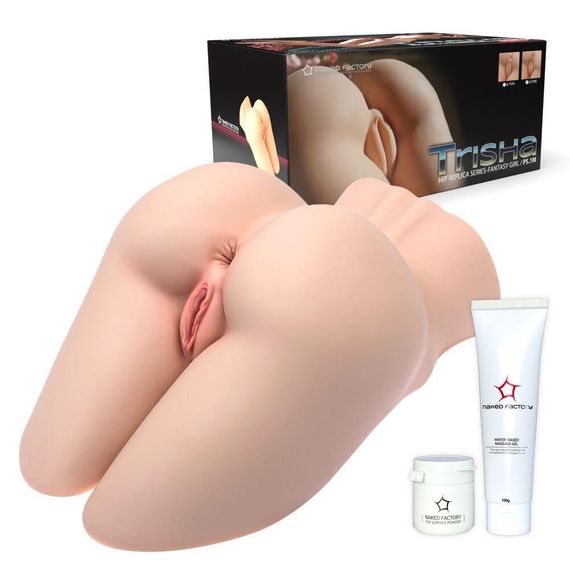 Мастурбатор Naked Factory TRISHA B TYPE, виражені статеві губи, вагіна + анус, дуже реалістичний Sex Aura | Зображення 8
