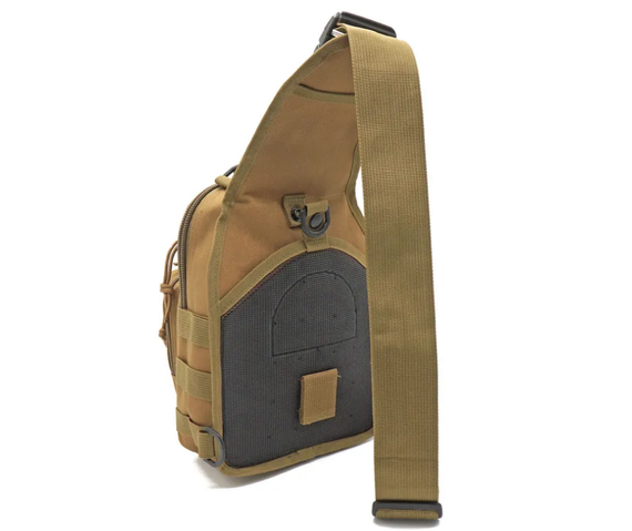 Тактическая нагрудная сумка Primo Sling однолямочная через плечо - Khaki | Зображення 2
