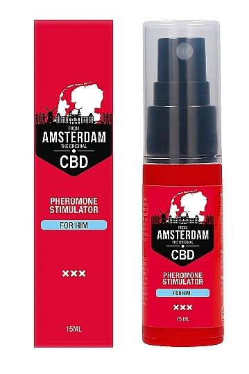 Духи з феромонами для чоловіків Original CBD Amsterdam-Pheromone Stimulator For him , 15 ml Sex Aura