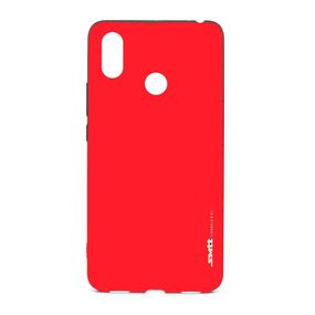 Чохол Силіконовий (TPU) SMTT накладка для Xiaomi Mi Max 3 Червоний