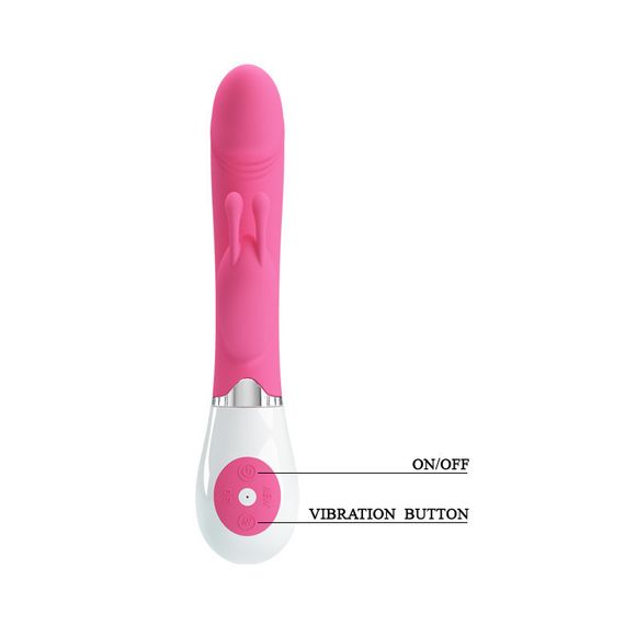 Вібратор - Pretty Love Gene Vibrator Light Pink Sex Aura | Зображення 6
