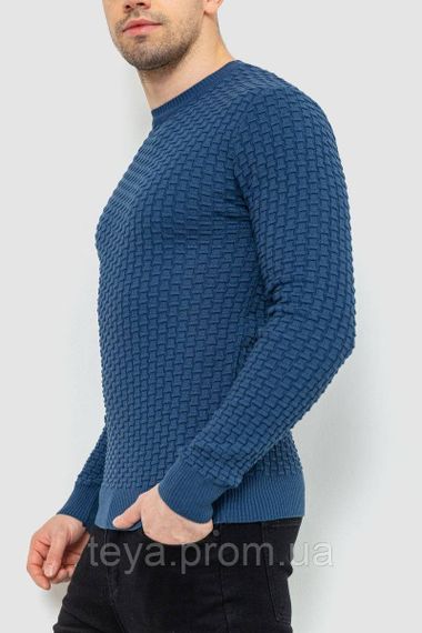 Светр чоловічий, колір джинс, розмір L-XL FA_008399 | Зображення 2