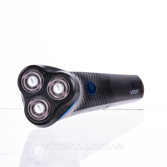 Электробритва для мужчин роторная для влажного и сухого бритья c дисплеем  VGR V-314 | Зображення 4