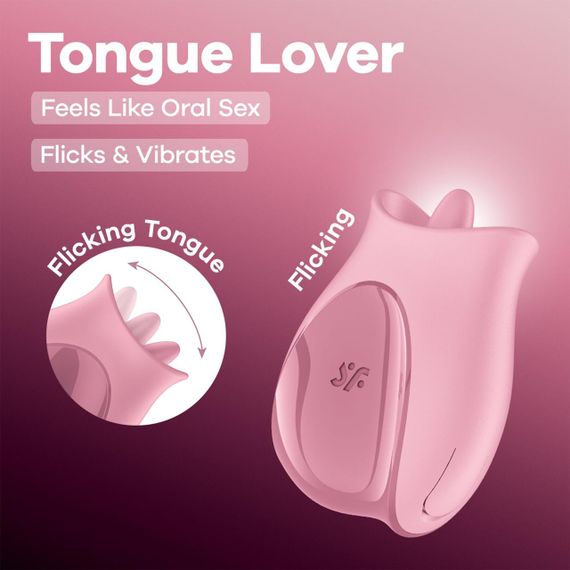 Вібростимулятор для клітора Satisfyer Tongue Lover з язичком Sex Aura | Зображення 5