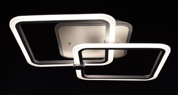 Люстра світлодіодна стельова LED світильник для квартири на стелю лед з пультом 25949 Білий 10х41х63 см. | Зображення 3