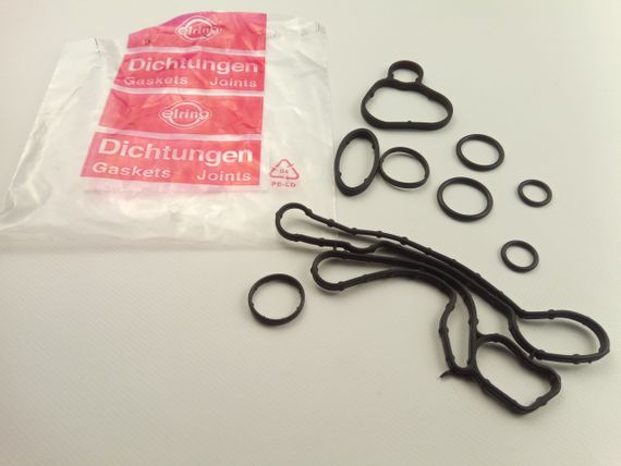 Прокладки оливного радіатора Opel Astra 1,6/1,8 16V Elring (599.160) (101405)