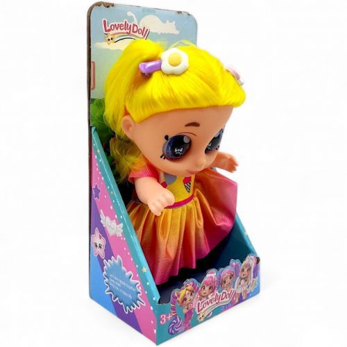 Лялька "Lovely Doll", висота - 20 см, жовтий | Зображення 1