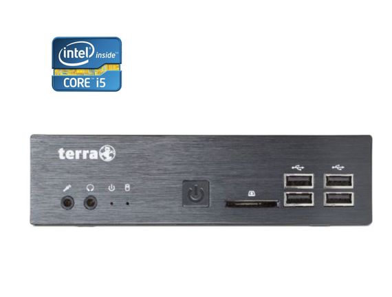Неттоп Б-клас Terra 1009419 USFF / Intel Core i5-4590S (4 ядра по 3.0 -3.7 GHz) / 6 GB DDR3 / 240 GB SSD / Intel HD Graphics 4600 / Wi-Fi б/в