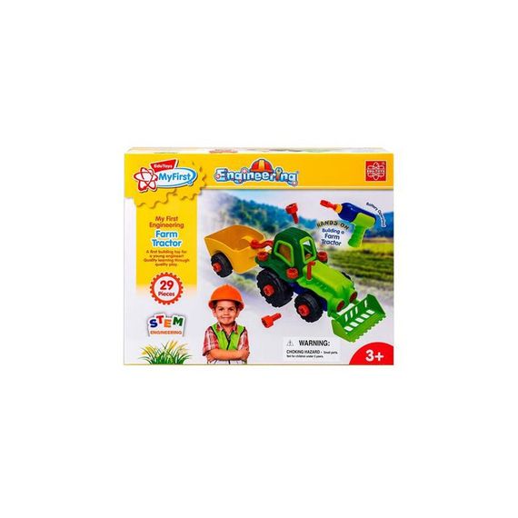 Конструктор EDU-Toys Трактор з інструментами (JS030) | Зображення 5
