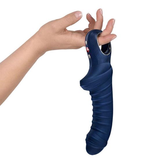 Вібратор для точки G Fun Factory TIGER Nightblue, ребристий, підходить для анальної стимуляції Sex Aura | Зображення 2