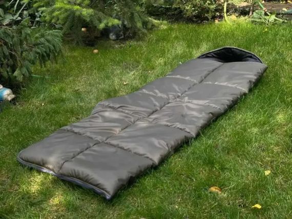 Зимовий спальний мішок ковдру з капюшоном 2,1*0,75 см 400г/м.кв. | Зображення 2