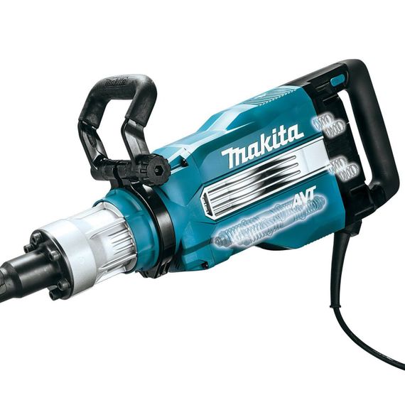 Молоток відбійний мережевий Makita HM1512 (48 Дж, 1300 хв-1, 1850 Вт, HEX 28.6 мм, AVT, 20.8 кг) | Зображення 4