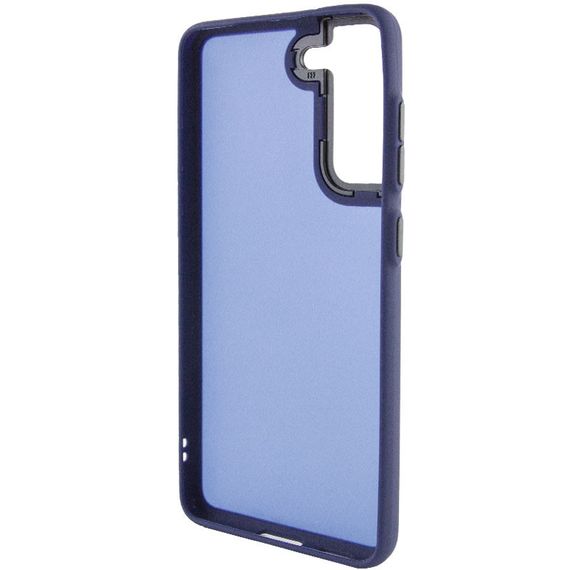 Чохол TPU+PC Lyon Frosted для Samsung Galaxy S22 Navy Blue | Зображення 2