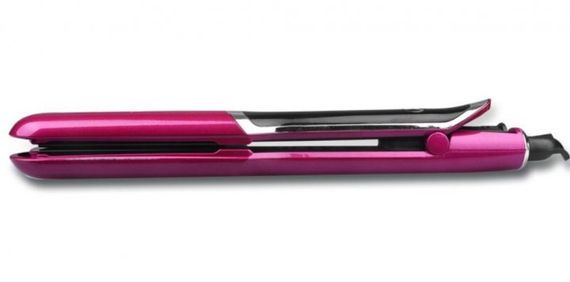 Компактний прасок випрямляч для волосся з керамічним покриттям XPRO 10083  рожевий (41000-DSP-10083) | Зображення 2