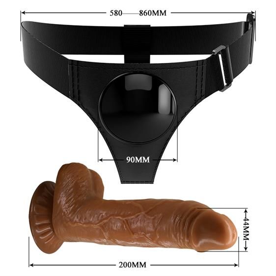 Страпон - Pretty Love Harness Briefs Micheal 7" | Зображення 4