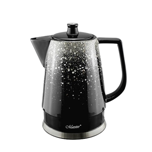 Електрочайник 1,5л кераміка (диск) сріблястий MR-074-SILVER Maestro