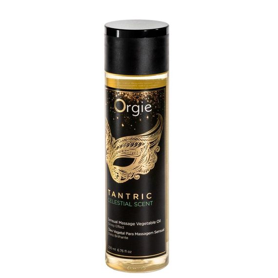 Масажна олія Orgie – Tantric Celestial Scent (200 мл), для тантричного масажу, зволоження Sex Aura | Зображення 1