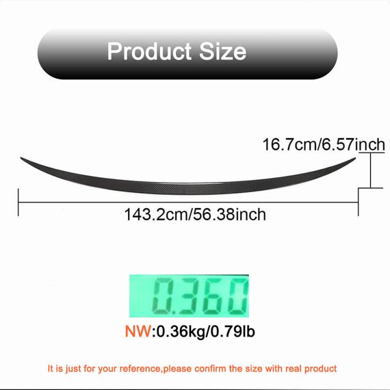 Спойлер (Сухий карбон) для Bentley Bentayga 2015-2025 рр | Зображення 4