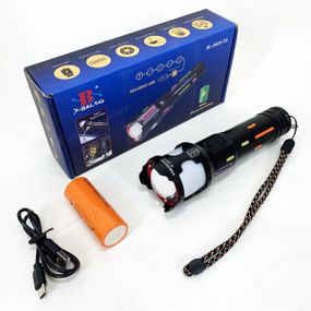 Світильник пило-вологозахищений, Ліхтар із захистом від пилу, Тактичні ліхтарі з зумом ZJ-14