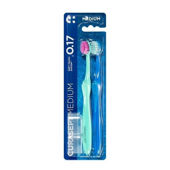 Набір зубних щіток Curasept SOFT TOOTHBRUSH, MEDIUM 0,17 - BIPACK