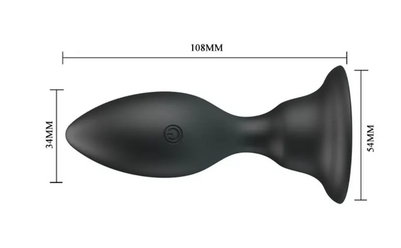 Анальный стимулятор с вибрацией PrettyLove - Push Over to Trigger vibration Sex Aura | Зображення 7