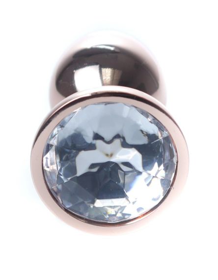 Анальна пробка - Jewellery Red Gold PLUG- Clear sexstyle | Зображення 1