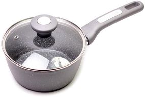 Ківш Kamille Grey Gotland Ø16см зі скляною кришкою