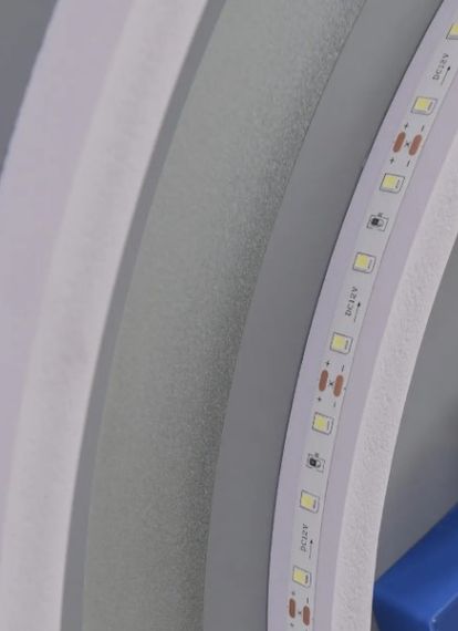 Дзеркало Mixxus PLAIN MC02-60-CASE з LED Touch, Anti-fog, димером, рег. яскравості, годинником (MI6661) | Зображення 1