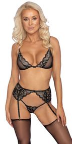 Мереживний комплект Kissable Suspender L/XL