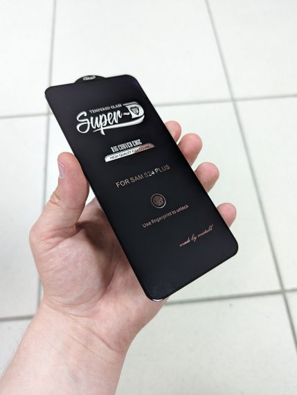 Захисне скло Super 5D Samsung S24 + Plus FullGlue чорне