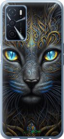 Чохол на Oppo A16 Кішка "5548u-2469-2448"