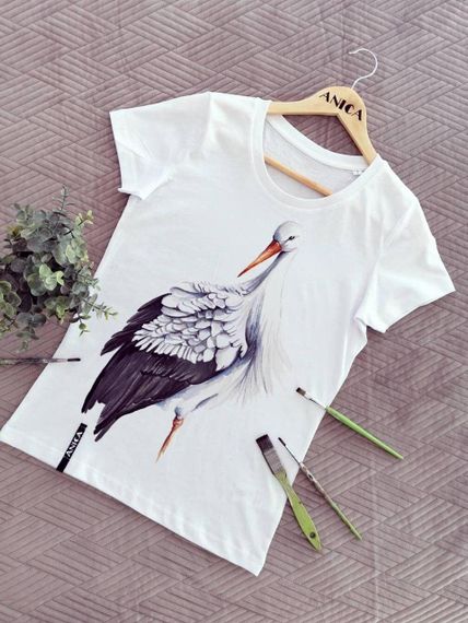 Футболка жіноча з принтом повсякденна XL Білий