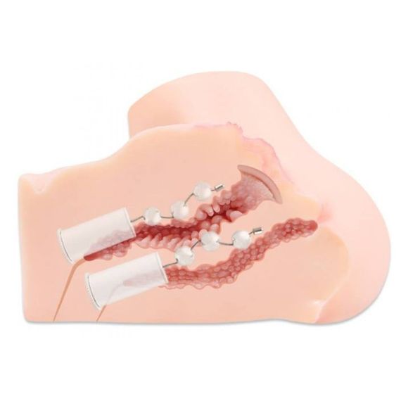 Мастурбатор полуторс з вібрацією Kokos KOKOS ONAHOLE 01 sexstyle | Зображення 3