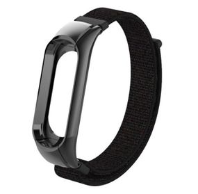 Нейлоновый ремешок для фитнес-браслета Xiaomi Mi Band 3 - Black