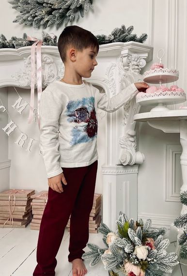 Піжама дитяча "Family look" Носи своє 104 Червоний (p-8890-92454) | Зображення 4