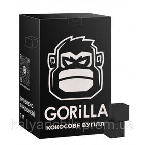 Уголь кокосовый для кальяна Gorilla 2.5х2.5, 1кг