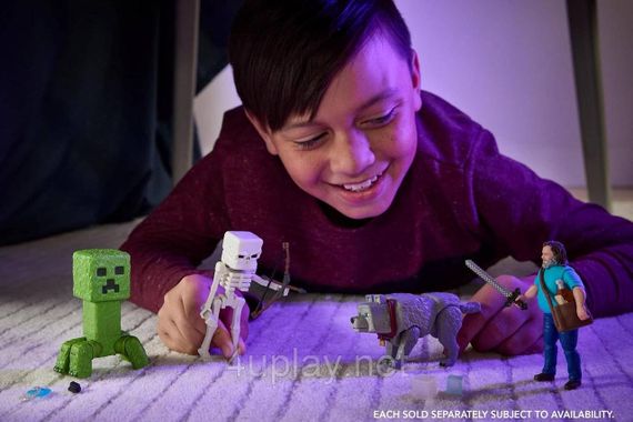 Ігрова фігурка Кріпер із Майнкрафт Оригінал Mattel Minecraft Movie Creeper | Зображення 5